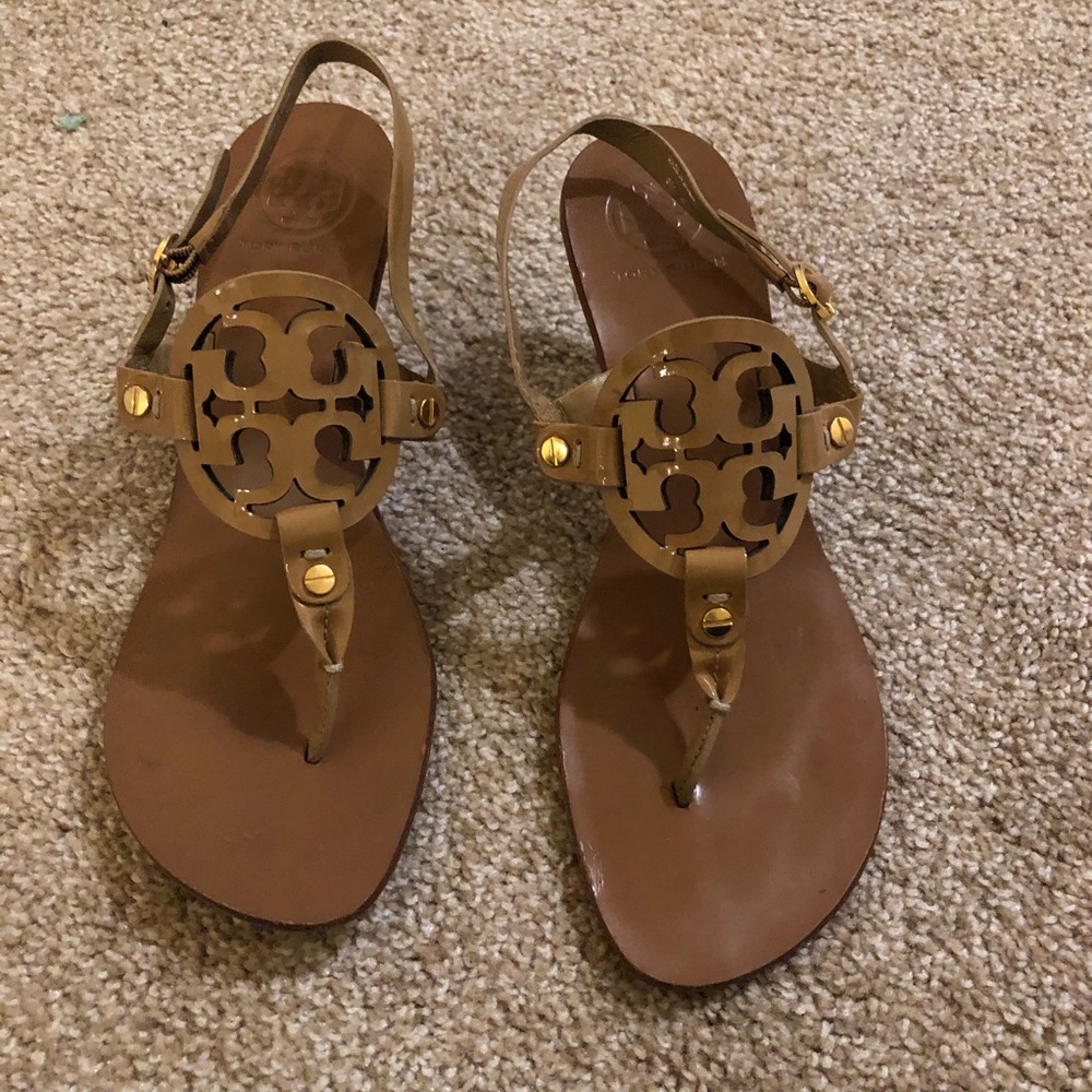 Tory Burch heeled tan sandal